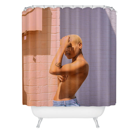 art by Taylor C. Pastels I Shower Curtain