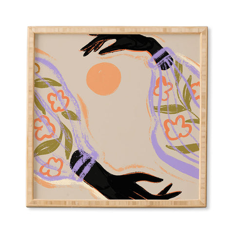 artyguava Embrace the Sun Framed Wall Art