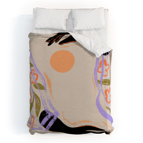 artyguava Embrace the Sun Duvet Cover