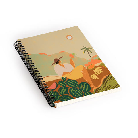 artyguava Farmer Harvest Spiral Notebook
