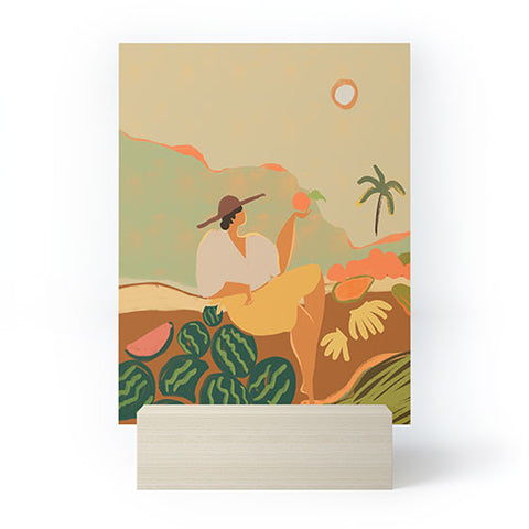 artyguava Farmer Harvest Mini Art Print