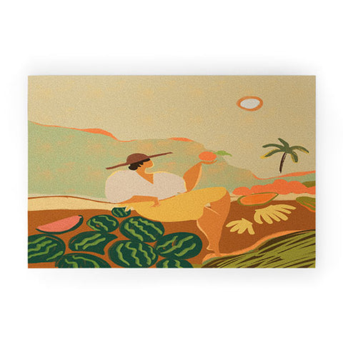 artyguava Farmer Harvest Welcome Mat