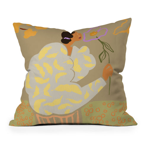 artyguava Flourish I Throw Pillow