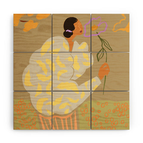 artyguava Flourish I Wood Wall Mural