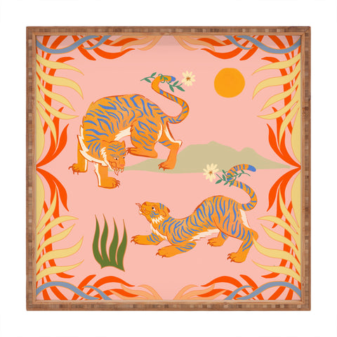 artyguava Rawring Playmates Square Tray