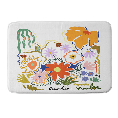artyguava Secret Garden 2 Memory Foam Bath Mat