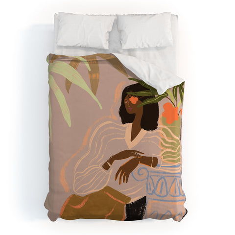 artyguava Waiting I Duvet Cover