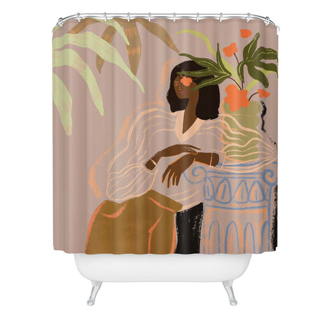 artyguava Waiting I Shower Curtain