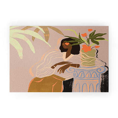 artyguava Waiting I Welcome Mat