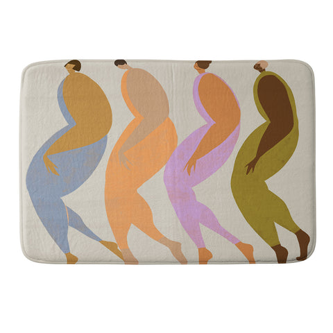 artyguava We the Giants Memory Foam Bath Mat