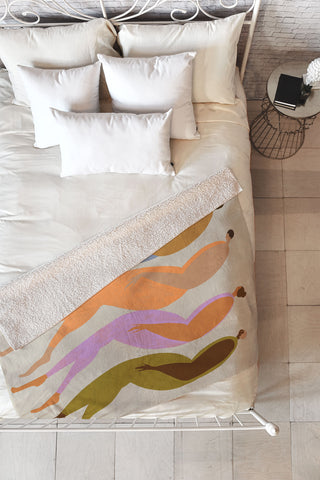 artyguava We the Giants Fleece Throw Blanket