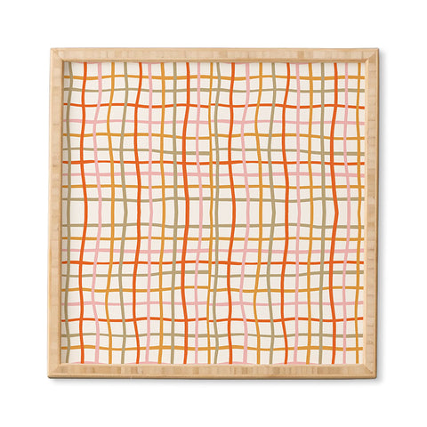artyguava Weave Pattern Framed Wall Art