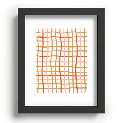 artyguava Weave Pattern Recessed Framing Rectangle