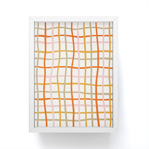 artyguava Weave Pattern Framed Mini Art Print