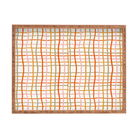 artyguava Weave Pattern Rectangular Tray