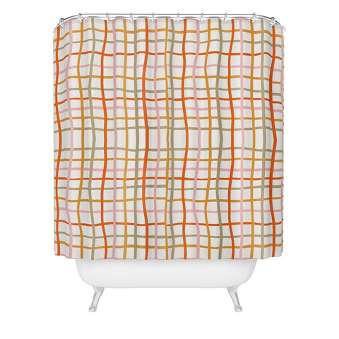 artyguava Weave Pattern Shower Curtain