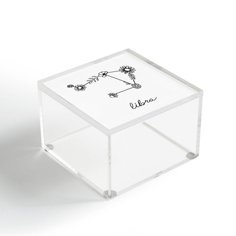 Aterk Libra Floral Constellation Acrylic Box