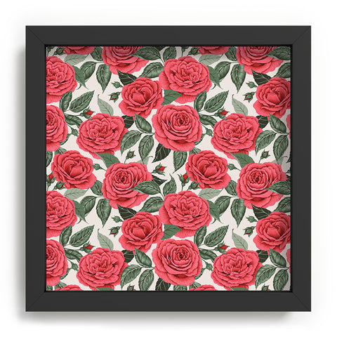 Avenie A Realm Of Red Roses Recessed Framing Square