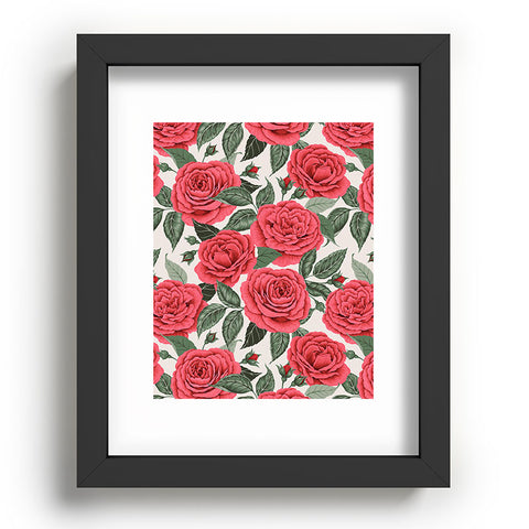 Avenie A Realm Of Red Roses Recessed Framing Rectangle