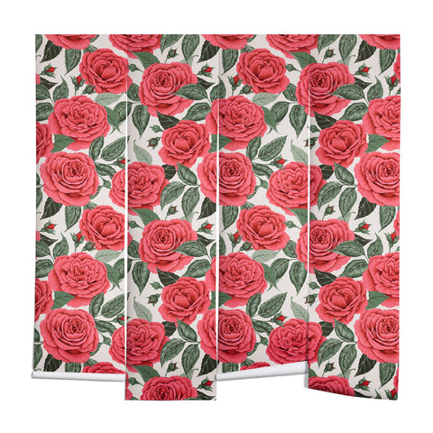 Avenie A Realm Of Red Roses Wall Mural
