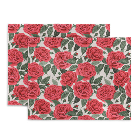 Avenie A Realm Of Red Roses Placemat