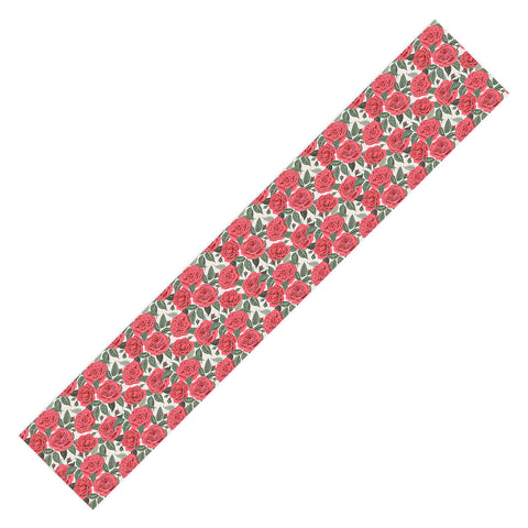 Avenie A Realm Of Red Roses Table Runner