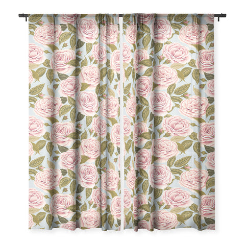 Avenie A Realm Of Roses Cottagecore Sheer Non Repeat