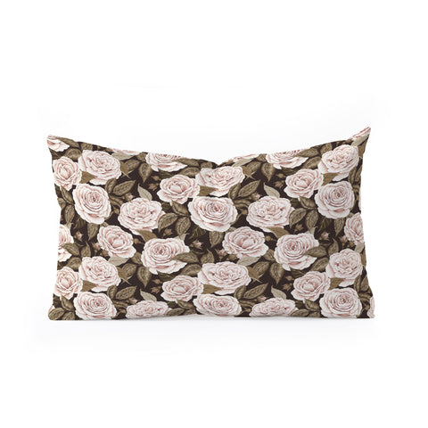 Avenie A Realm Of Roses Dark Academia Oblong Throw Pillow