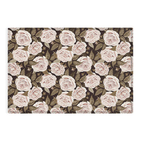 Avenie A Realm Of Roses Dark Academia Outdoor Rug