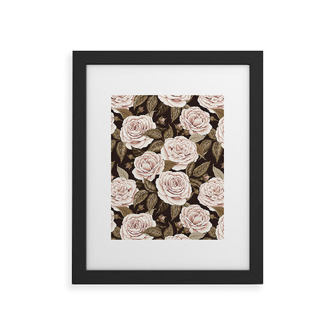 Avenie A Realm Of Roses Dark Academia Framed Art Print