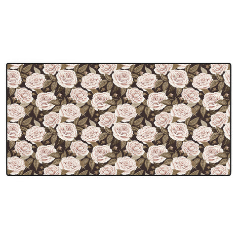 Avenie A Realm Of Roses Dark Academia Desk Mat