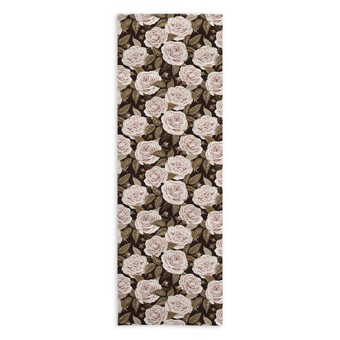 Avenie A Realm Of Roses Dark Academia Yoga Towel