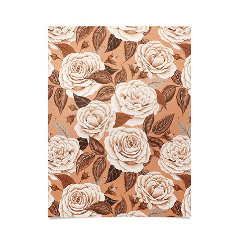 Avenie A Realm Of Roses In Terracotta Poster