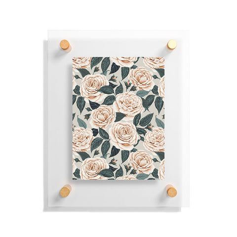 Avenie A Realm of Roses White Floating Acrylic Print