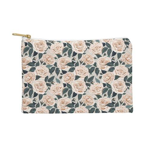 Avenie A Realm of Roses White Pouch
