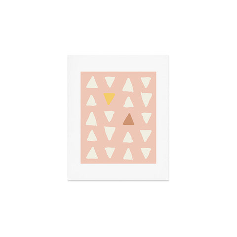 Avenie Abstract Arrows Pink Art Print