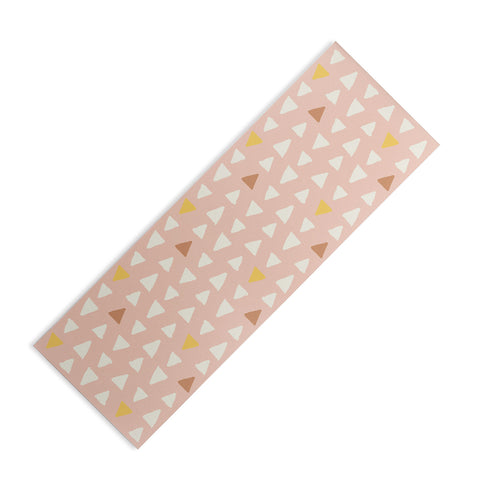 Avenie Abstract Arrows Pink Yoga Mat
