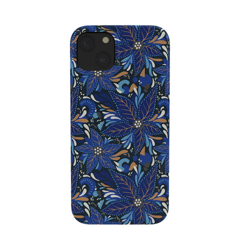 Avenie Abstract Florals Blue Phone Case
