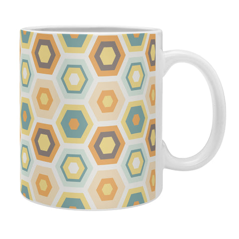 Avenie Abstract Honeycomb Coffee Mug