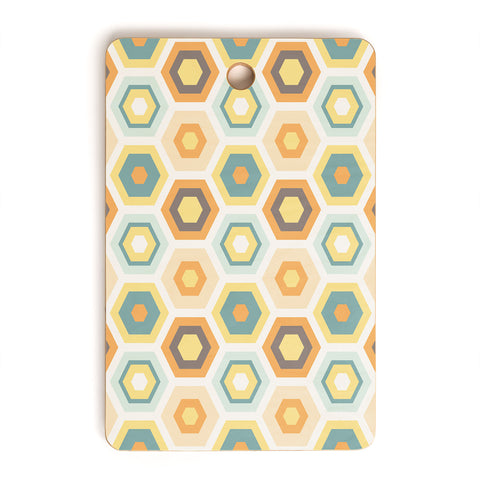 Avenie Abstract Honeycomb Cutting Board Rectangle