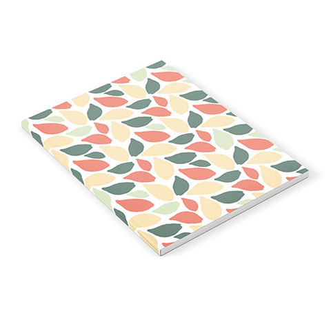 Avenie Abstract Leaves Colorful Notebook