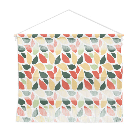 Avenie Abstract Leaves Colorful Wall Hanging Landscape
