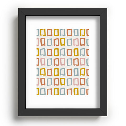Avenie Abstract Rectangles Recessed Framing Rectangle