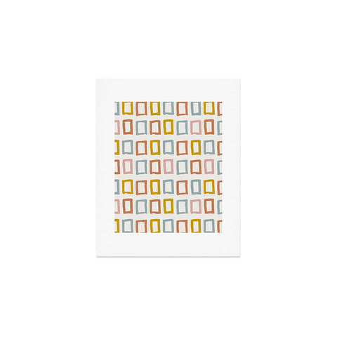 Avenie Abstract Rectangles Art Print