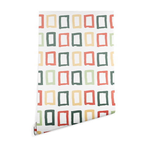 Avenie Abstract Rectangles Colorful Wallpaper