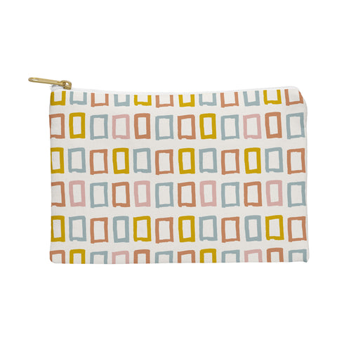 Avenie Abstract Rectangles Pouch