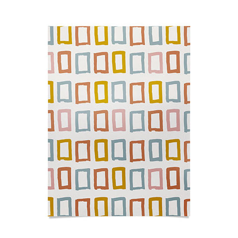 Avenie Abstract Rectangles Poster