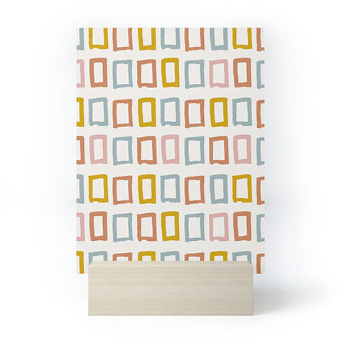 Avenie Abstract Rectangles Mini Art Print