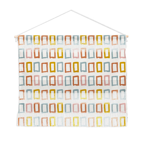 Avenie Abstract Rectangles Wall Hanging Landscape