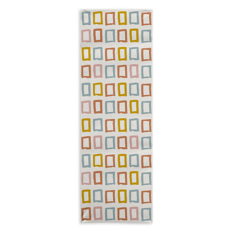 Avenie Abstract Rectangles Yoga Towel